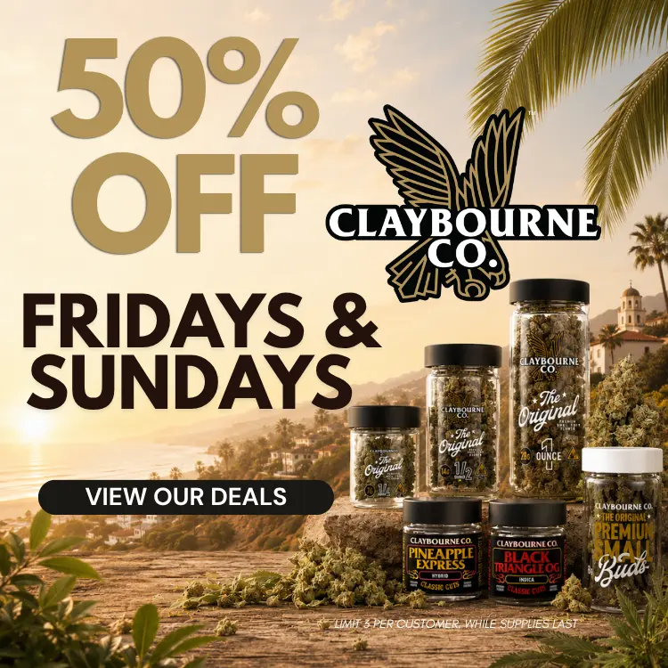 Claybourne cannabis Santa Barbara specials