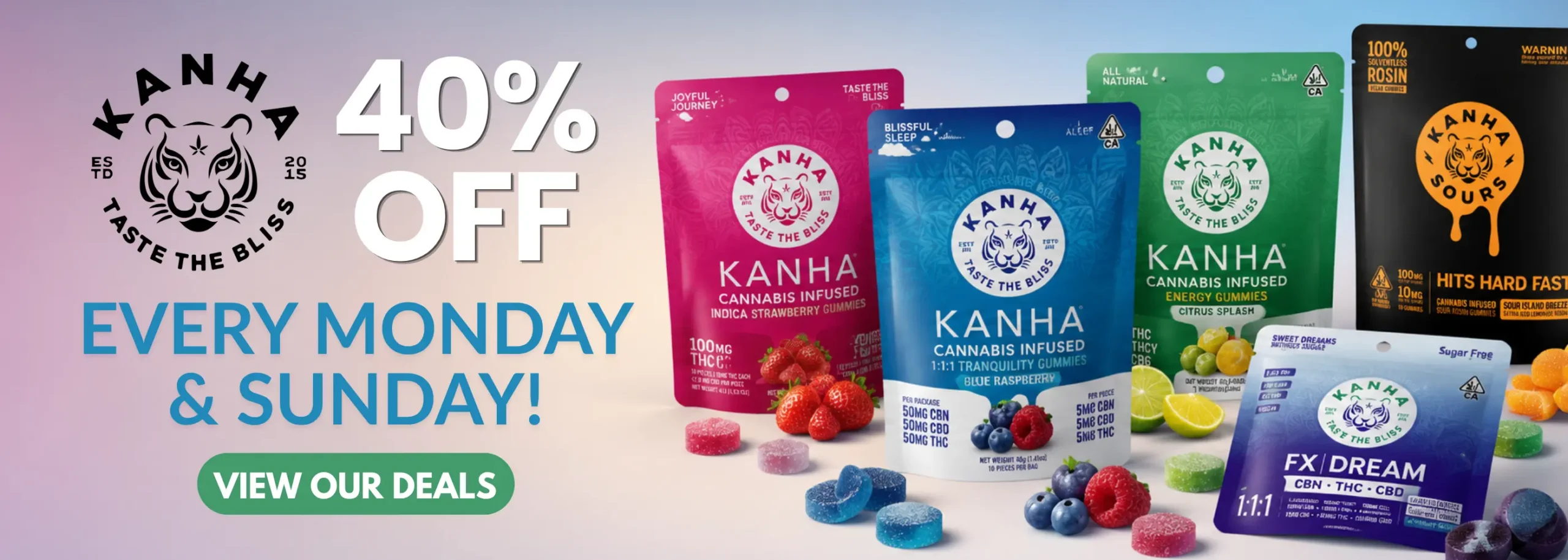 Kanha gummies Santa Barbara specials